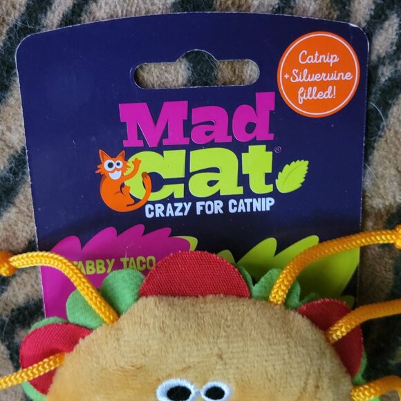 Cat Kitten Toy Mad Cat Taco w/ Catnip ea. New! - Picture 2 of 2